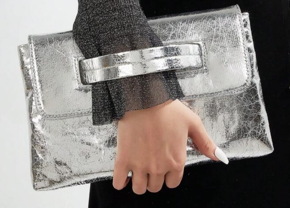 Silver Chain Clutch — 3